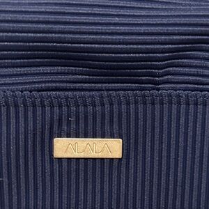 Alala Navy Ribbed Sports Bra